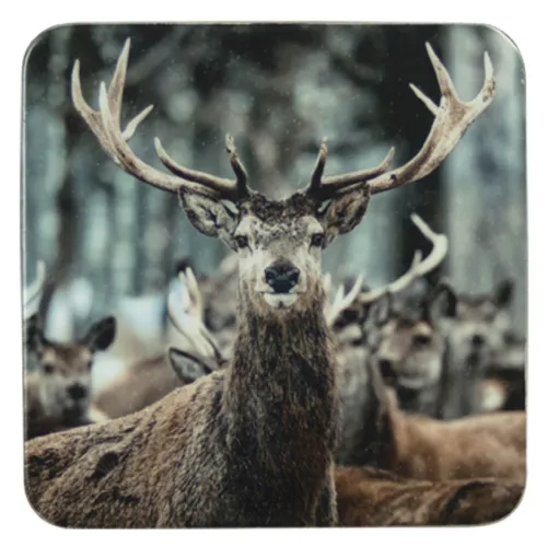 Mars & More glasonderzetter Winter Hert